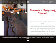 Tablet Screenshot of brasserieedouard.be